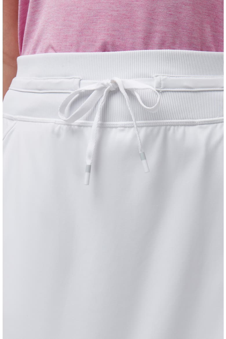 Moveknit Drawstring Skort, Alternate, color, WHITE