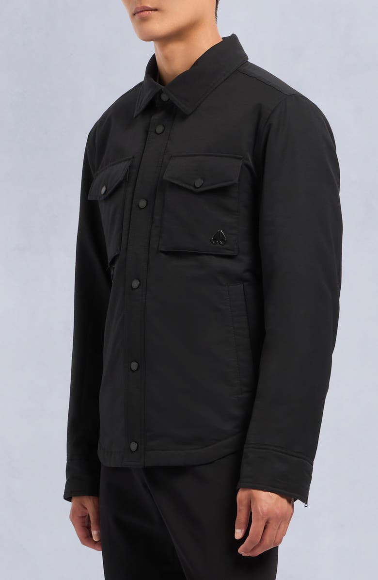 Moose Knuckles West Water Repellent Cotton Blend Shirt Jacket, Alternate, color, 
