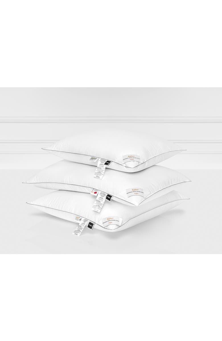 Togas Kaiser Mazurian goose down pillow, Alternate, color, White