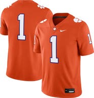 Nike Men's Nike #1 Orange Clemson Tigers Game Jersey