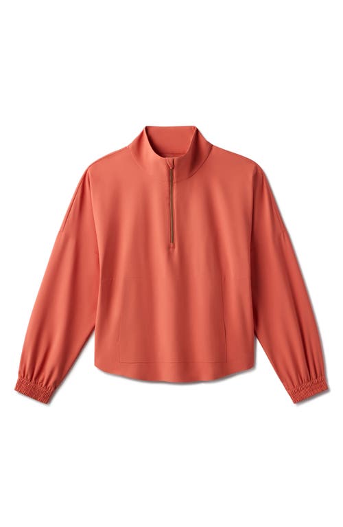 Shop Rhone Mirage Water-repellent Half-zip Jacket