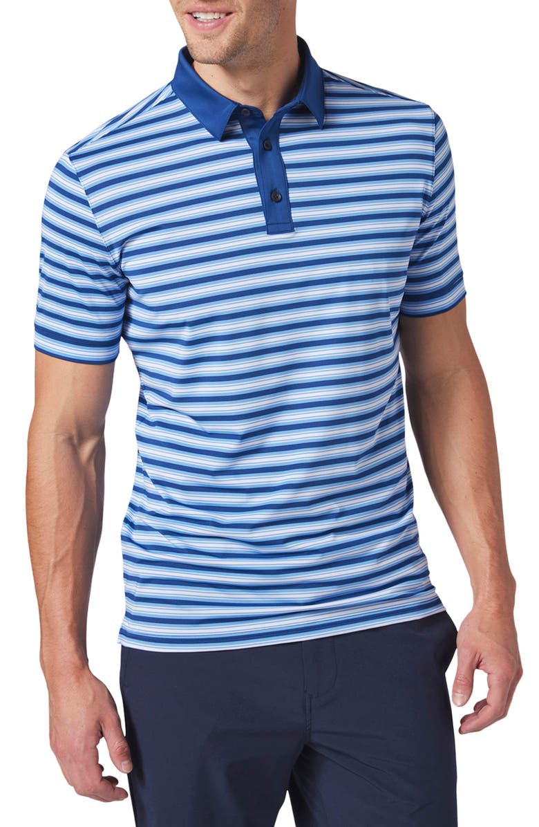 Mizzen+Main Versa Stripe Performance Golf Polo, Main, color, 