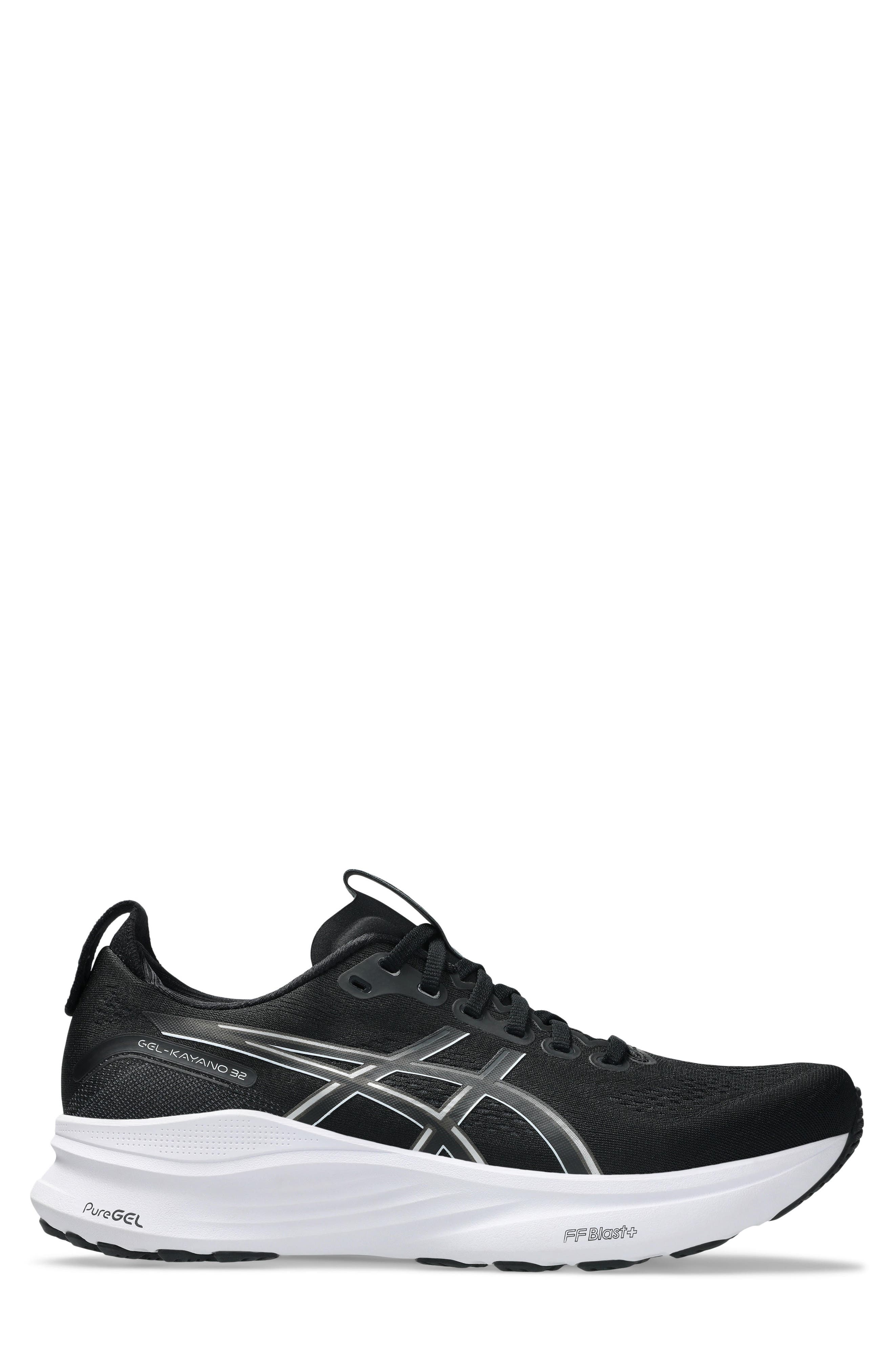 ASICS<sup>®</sup> GEL-KAYANO<sup>®</sup> 32 Running Shoe, Alternate, color, Black/White