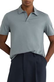 Reiss Earl Solid Cotton Polo