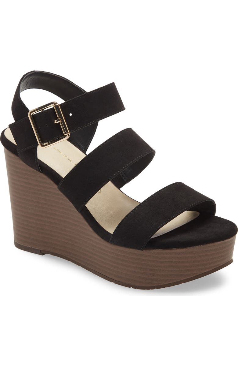 BC Footwear Individuality Vegan Platform Wedge Sandal, Main, color,