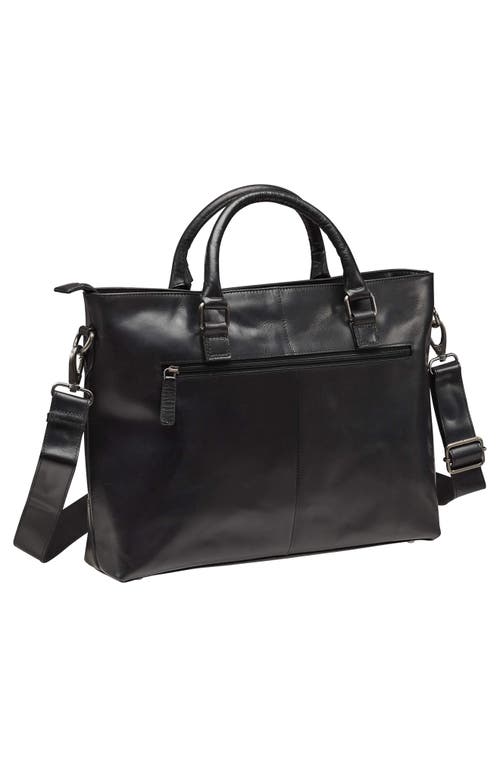 Mancini Buffalo Tote For 14" Laptop In Black