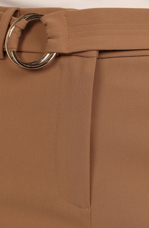 Petal And Pup Petal & Pup Elaine O-ring Belted Wide Leg Pants In Brown