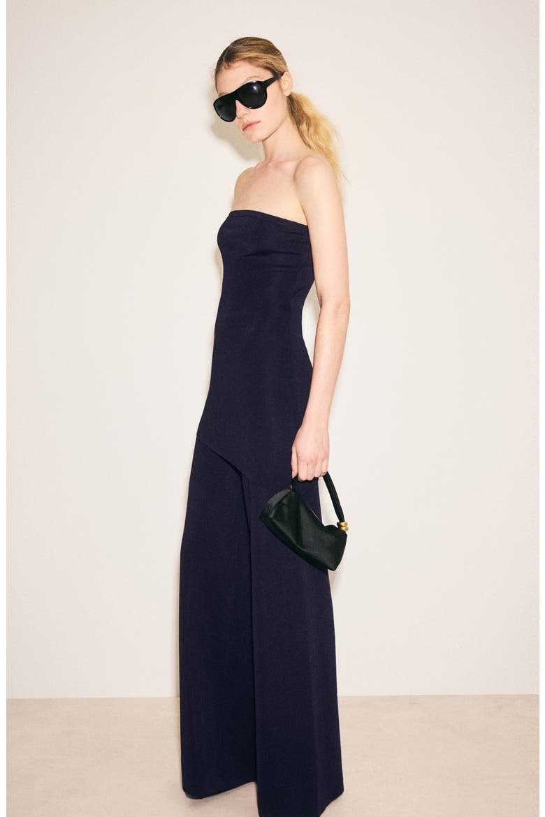 Knit Pull-On Wide Leg Pants, Alternate, color, NAVY