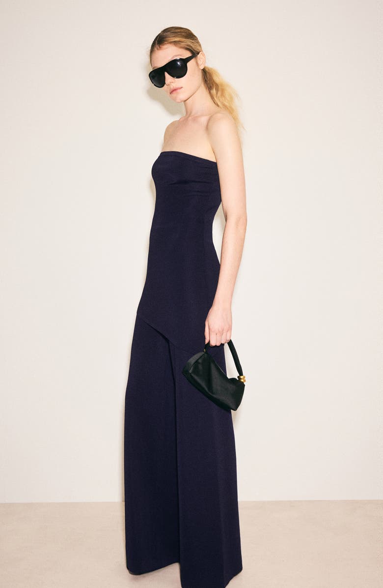 MANGO Knit Pull-On Wide Leg Pants, Alternate, color,