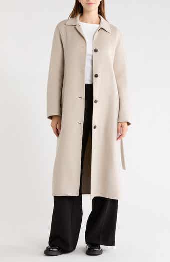 Cashmere Single Breasted Long Coat