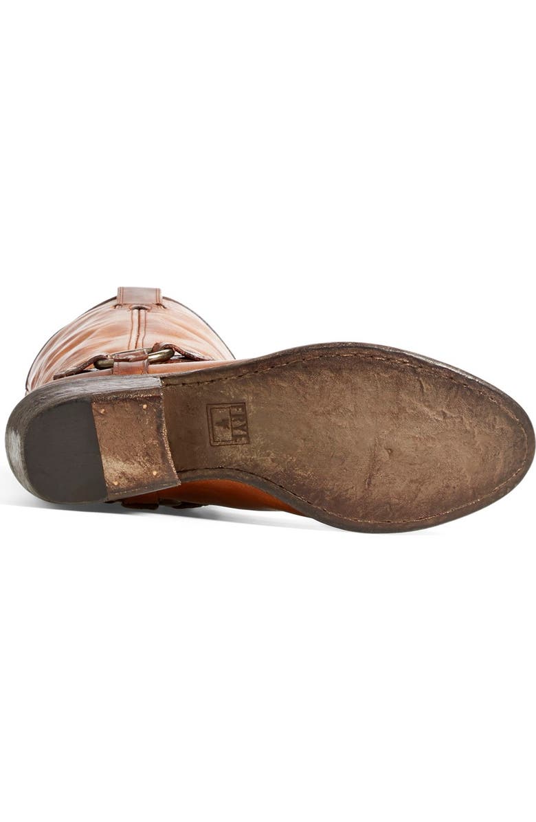 Frye 'Carson Harness' Western Mid Calf Riding Boot, Alternate, color,