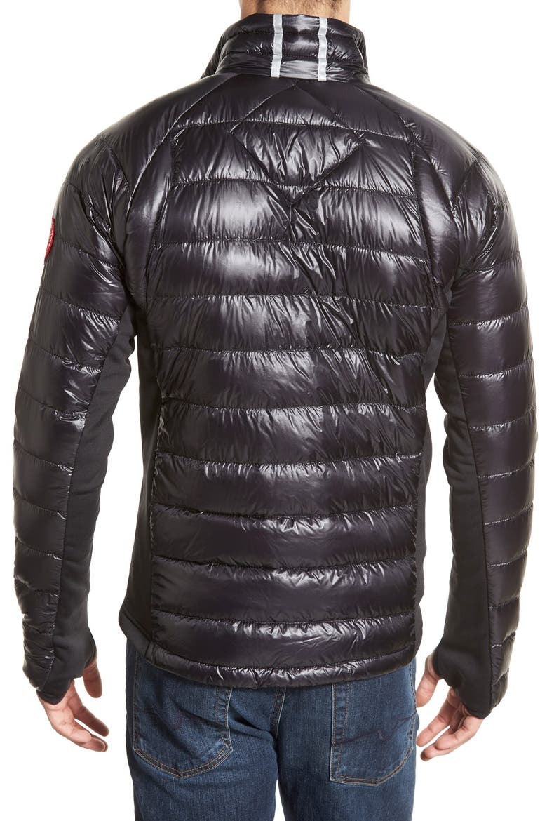 'Hybridge™ Lite' Slim Fit Packable Jacket, Alternate, color, BLACK