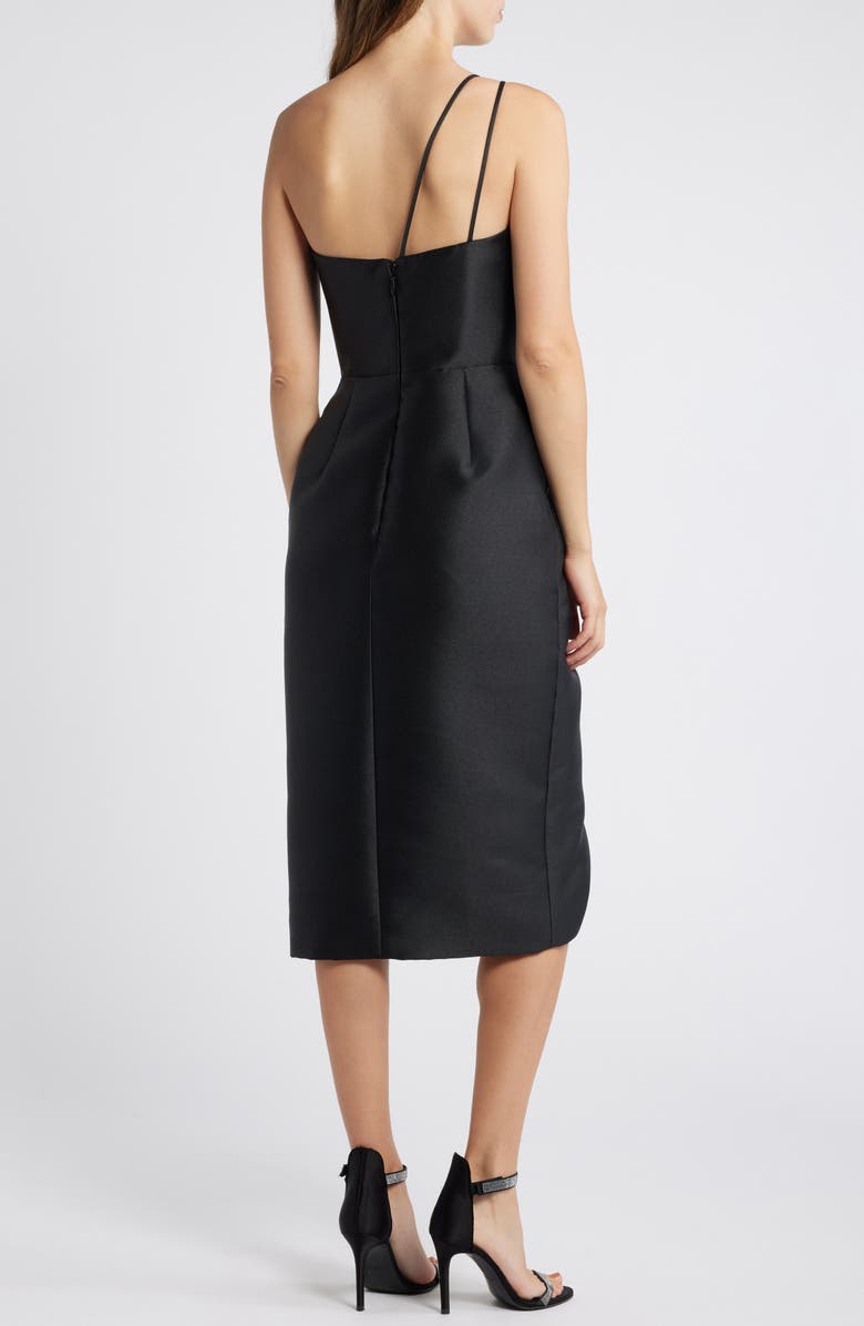 Amsale Mik One-Shoulder Dress, Alternate, color,