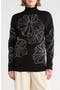 selected Floral Outline Blk