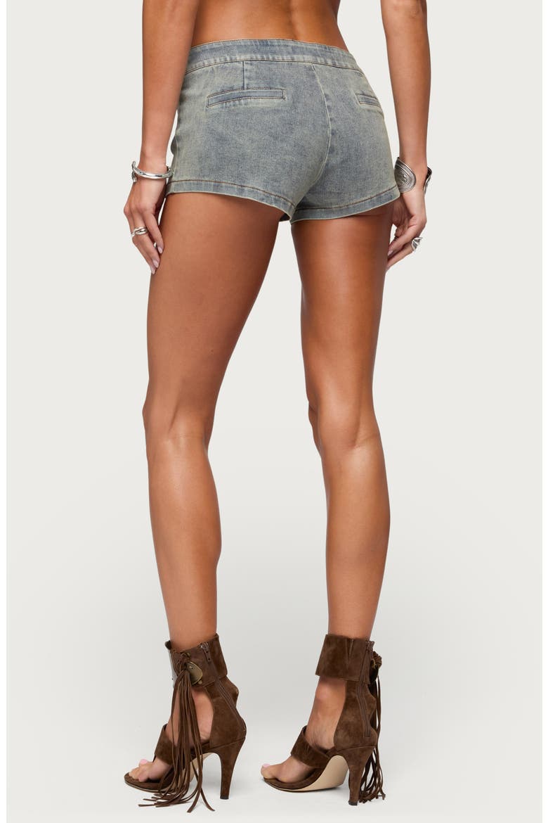 Sashe Denim Mini Shorts, Alternate, color, BLUE-VINTAGE-WASHED