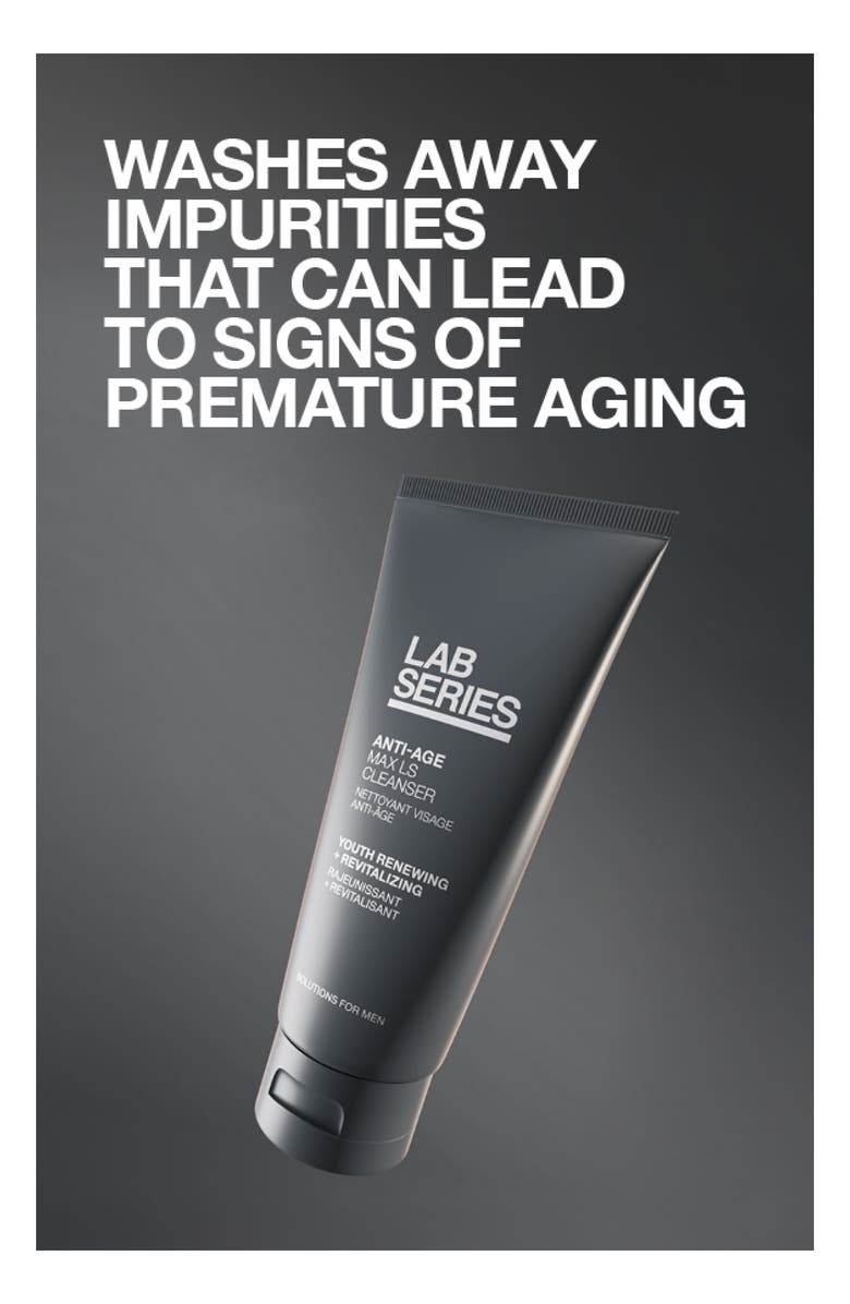 Lab Series Skincare for Men Anti-Age Max LS Rich Foaming Face Wash, Alternate, color, 