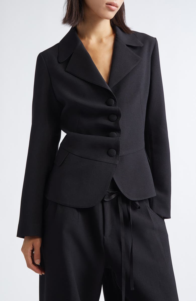 renaissance renaissance Sylvia Jacket, Alternate, color, Black