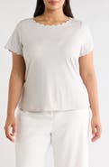 T Tahari Scallop T-Shirt