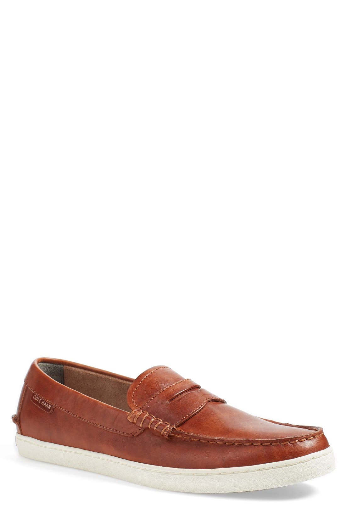 'Pinch' Penny Loafer, Main, color, BRITISH TAN ANTIQUE LEATHER