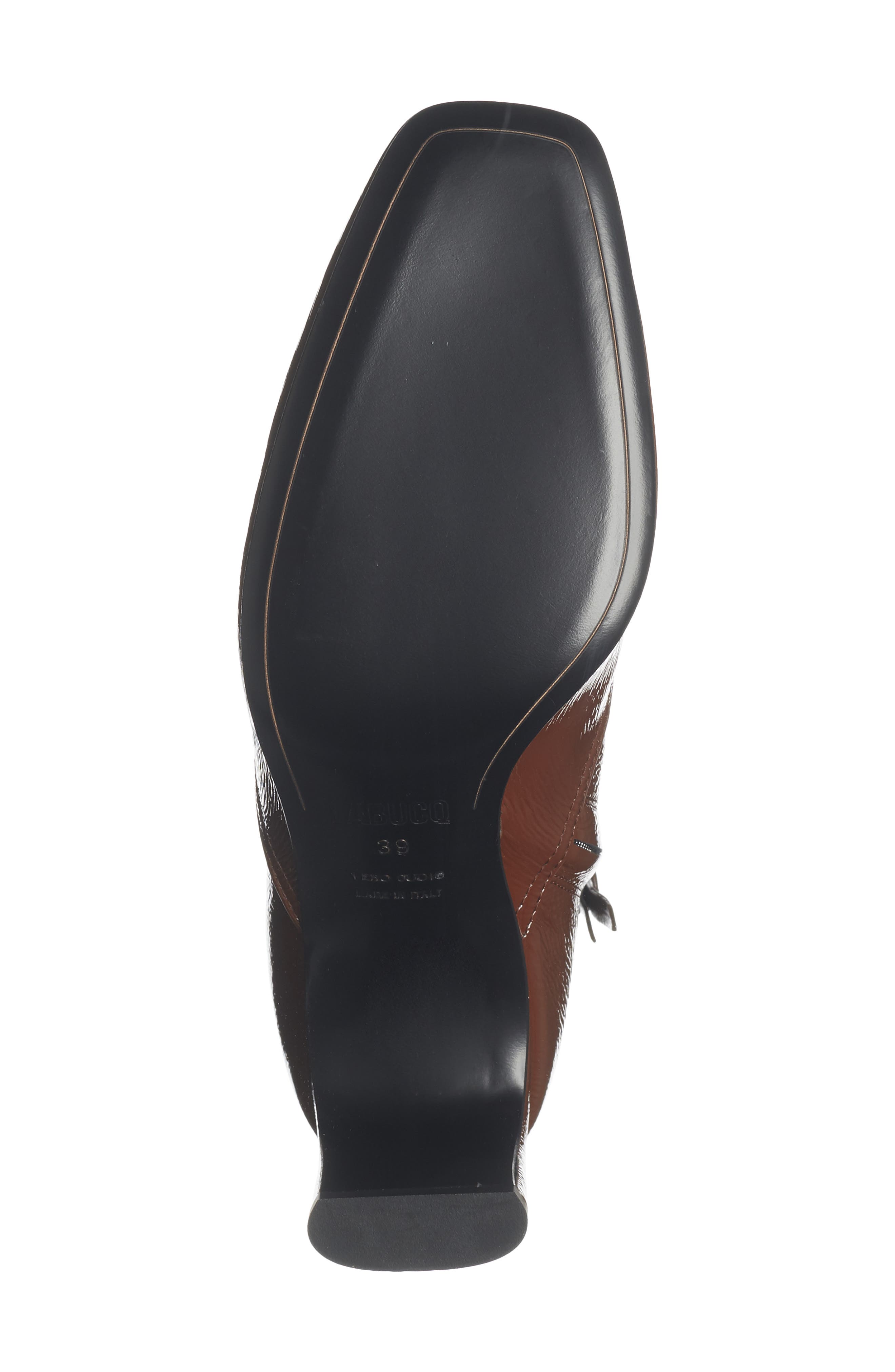 LABUCQ Jules Square Toe Bootie, Alternate, color, Brown