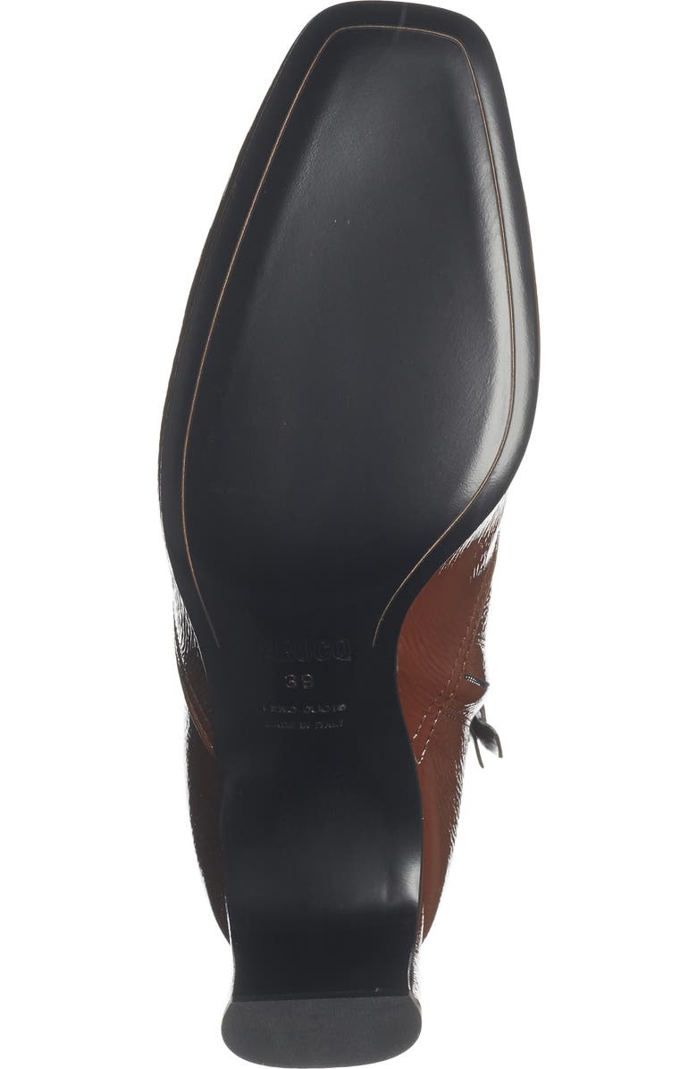 LABUCQ Jules Square Toe Bootie, Alternate, color, Brown