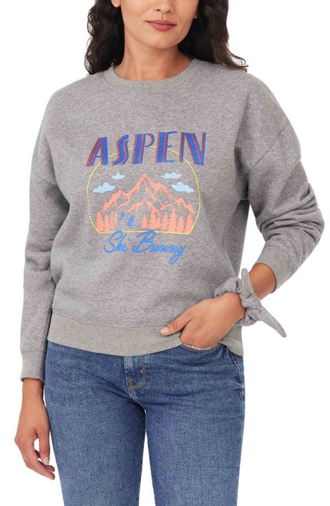 Easy Graphic Sweatshirt & Scrunchie Set