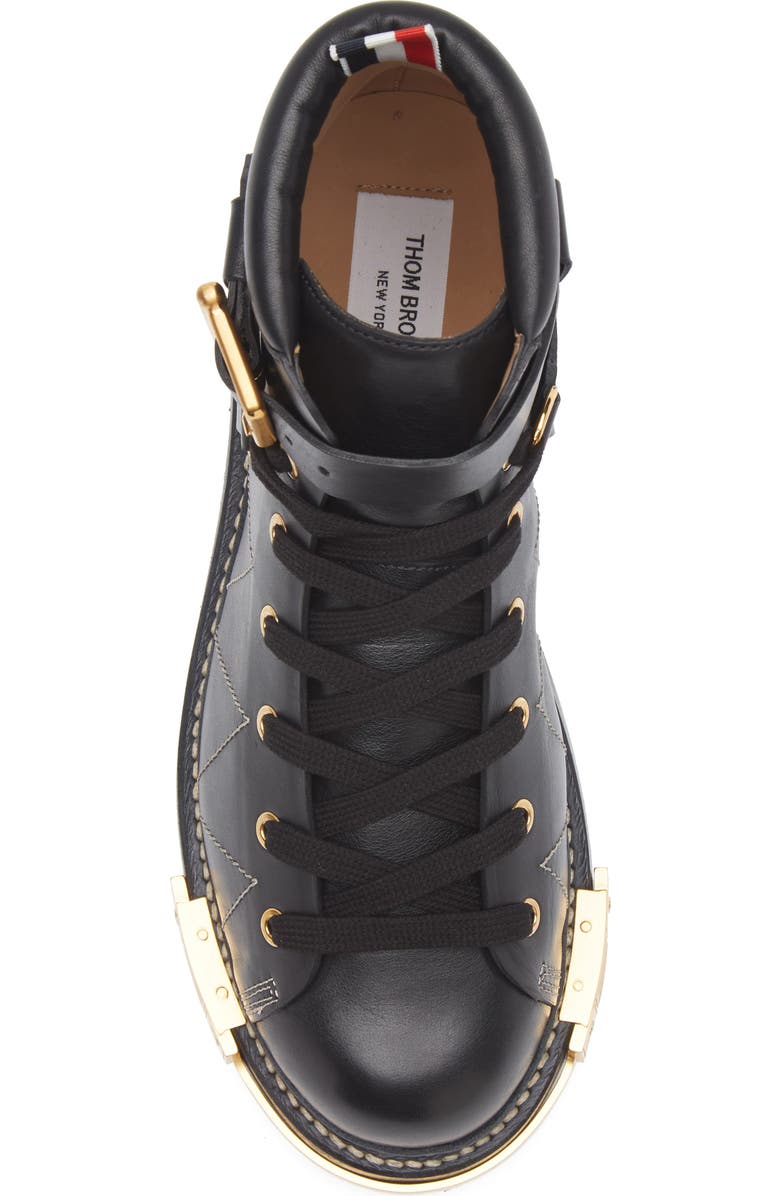 Thom Browne Hiking Boot, Alternate, color, Black