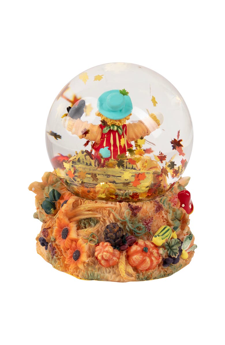 Northlight Scarecrow Happy Fall Harvest Snow Globe - 5.5", Alternate, color, Multi