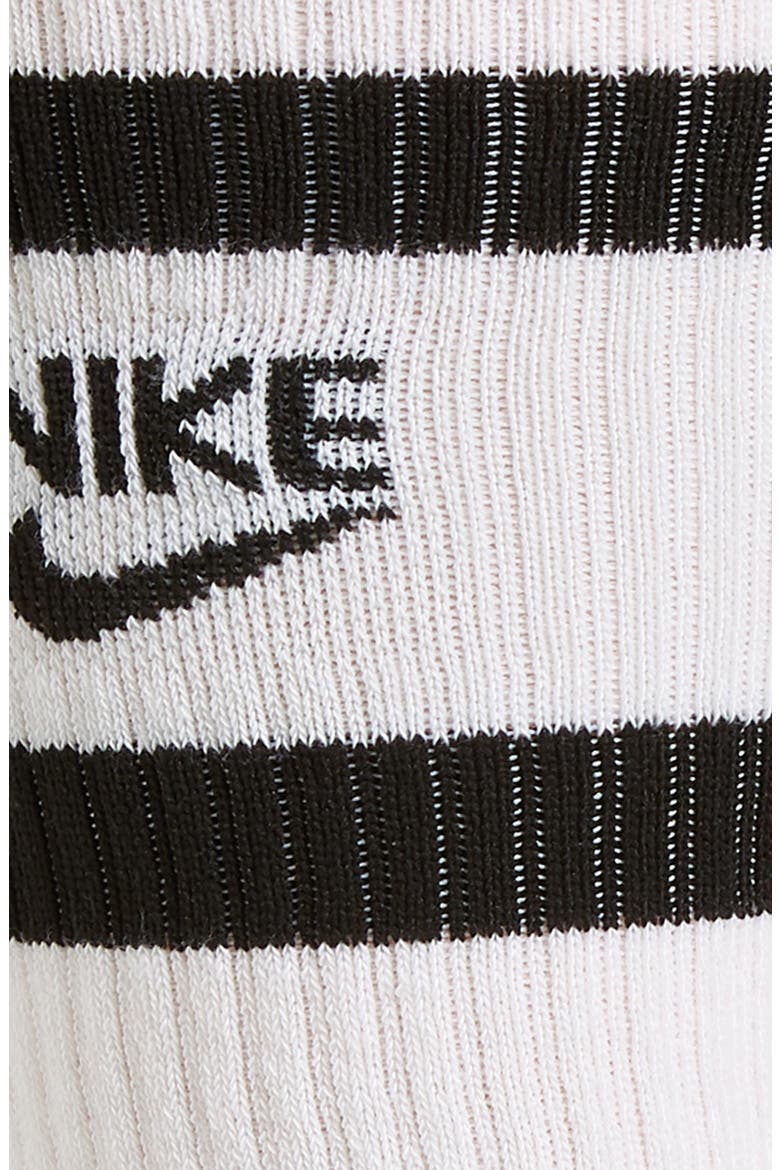 2-Pack Crew Socks, Alternate, color, WHITE/ BLACK