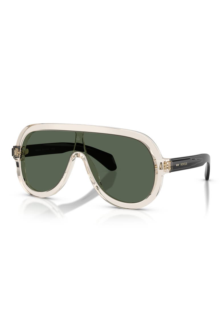 Sunsette 130mm Pilot Sunglasses, Alternate, color, BUTTER / SOLID DARK GREEN