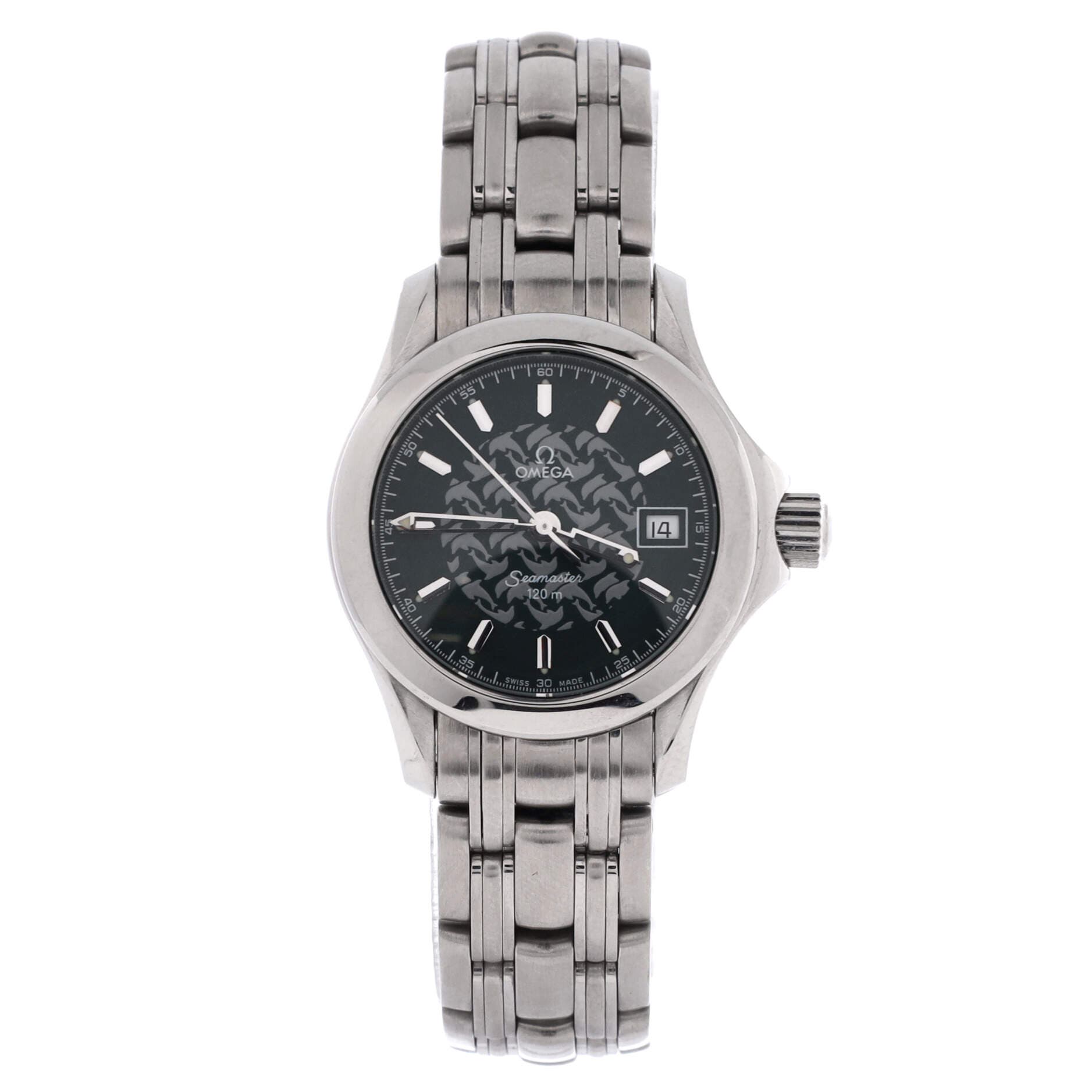 Seamaster Jacques Mayol 120M Quartz Watch Stainless Steel 26, Main, color, Metallic Silver