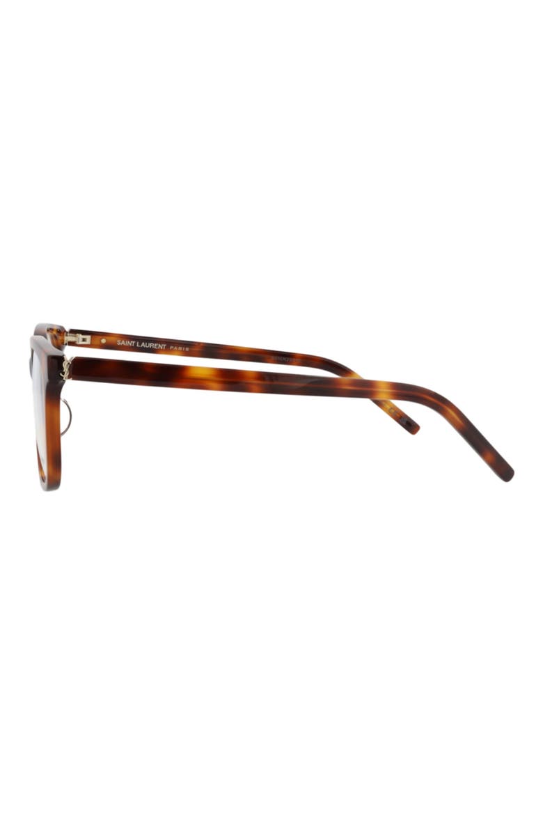 53mm Square Optical Frames, Alternate, color, HAVANA HAVANA TRANSPARENT