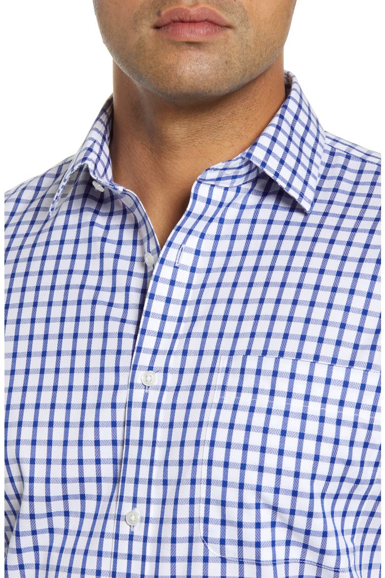 Smartcare™ Classic Fit Check Dress Shirt, Alternate, color, BLUE MAZARINE
