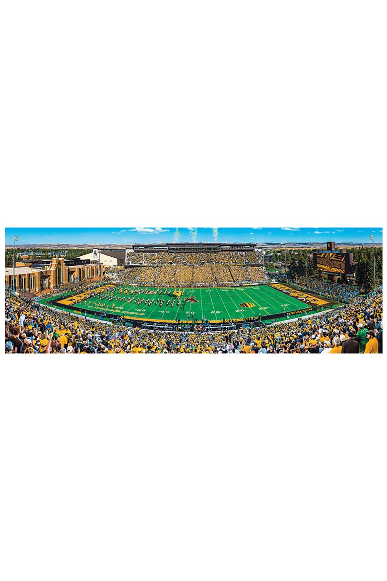 Wyoming Cowboys 1000pc Panoramic Puzzle, Alternate, color, Multicolor