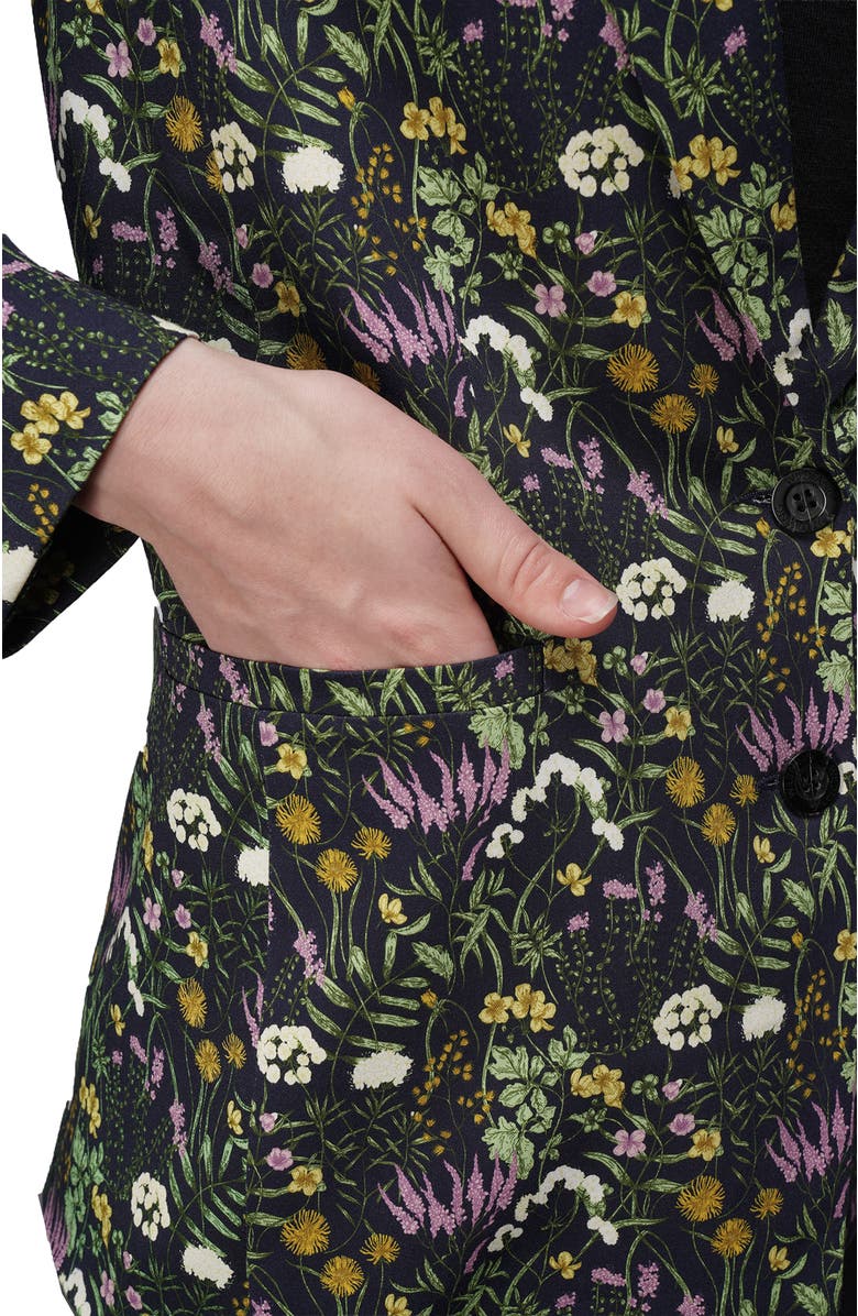 WILDFANG The Empower Notch Lapel Blazer, Alternate, color, Meadow Navy