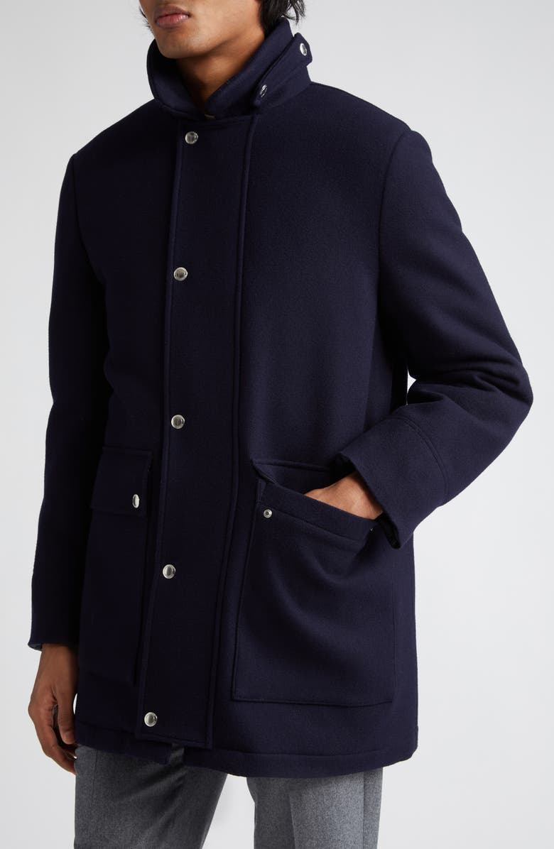 Brunello Cucinelli Wool & Cashmere City Coat, Alternate, color, 