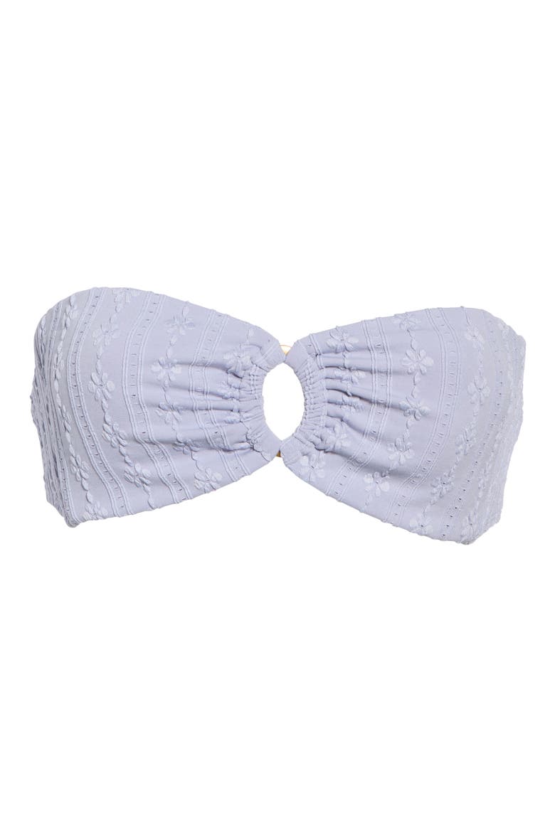 Jasper Bandeau Bikini Top, Alternate, color, ICE