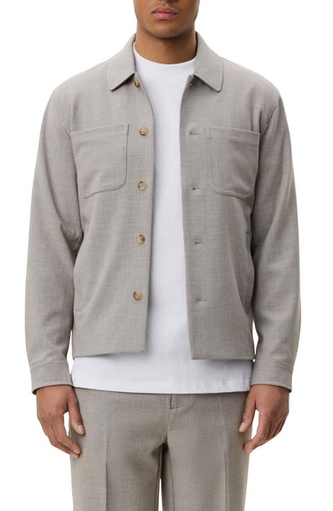 Mini Check Hybrid Shirt Jacket