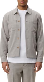 Les Deux Mini Check Hybrid Shirt Jacket