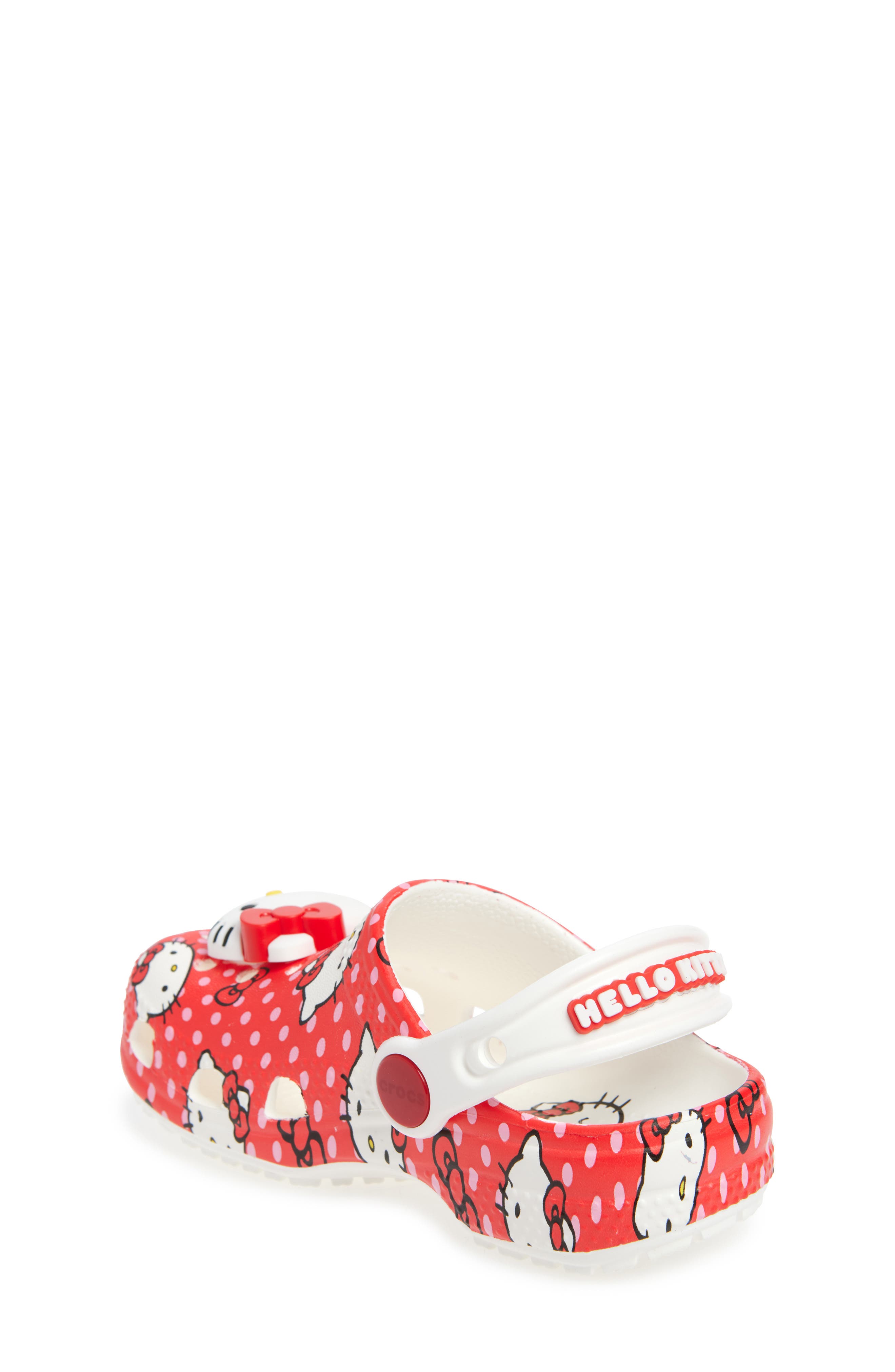 CROCS x Hello Kitty Kids' Classic Clog, Alternate, color, Red/ Multi