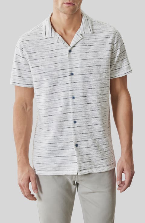 Sage Short Sleeve Button-Up Shirt