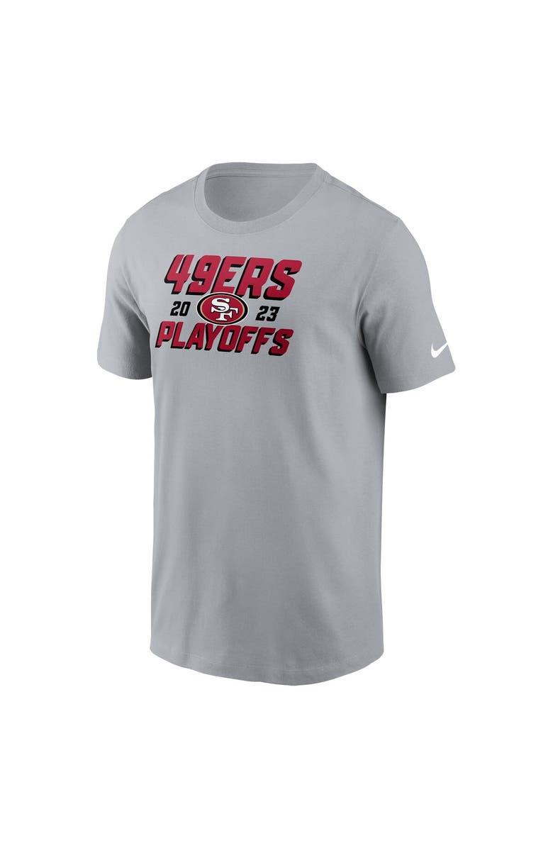 Nike Men's Nike  Gray San Francisco 49ers 2023 NFL Playoffs Iconic T-Shirt, Alternate, color, Gray