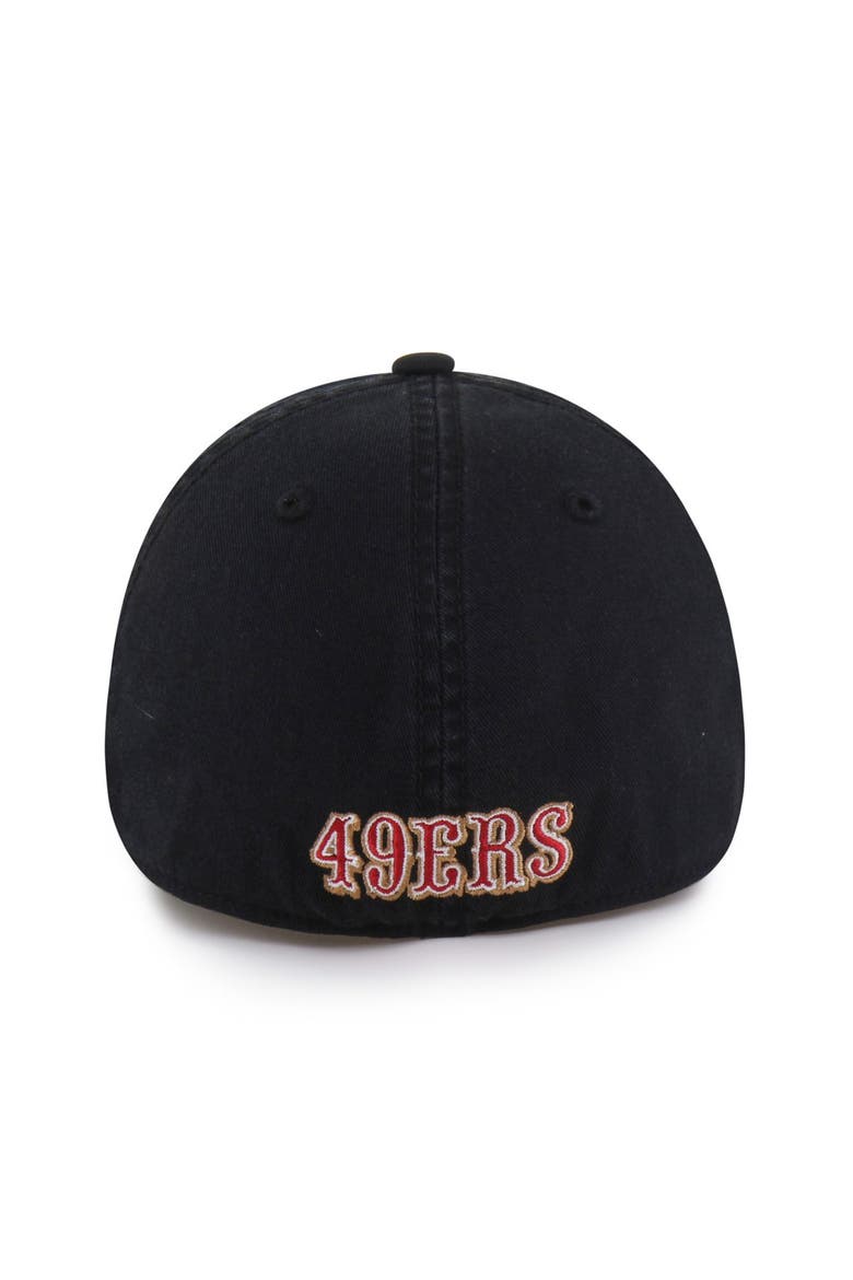 Men's '47 Black San Francisco 49ers Franchise Logo Fitted Hat, Alternate, color, Black