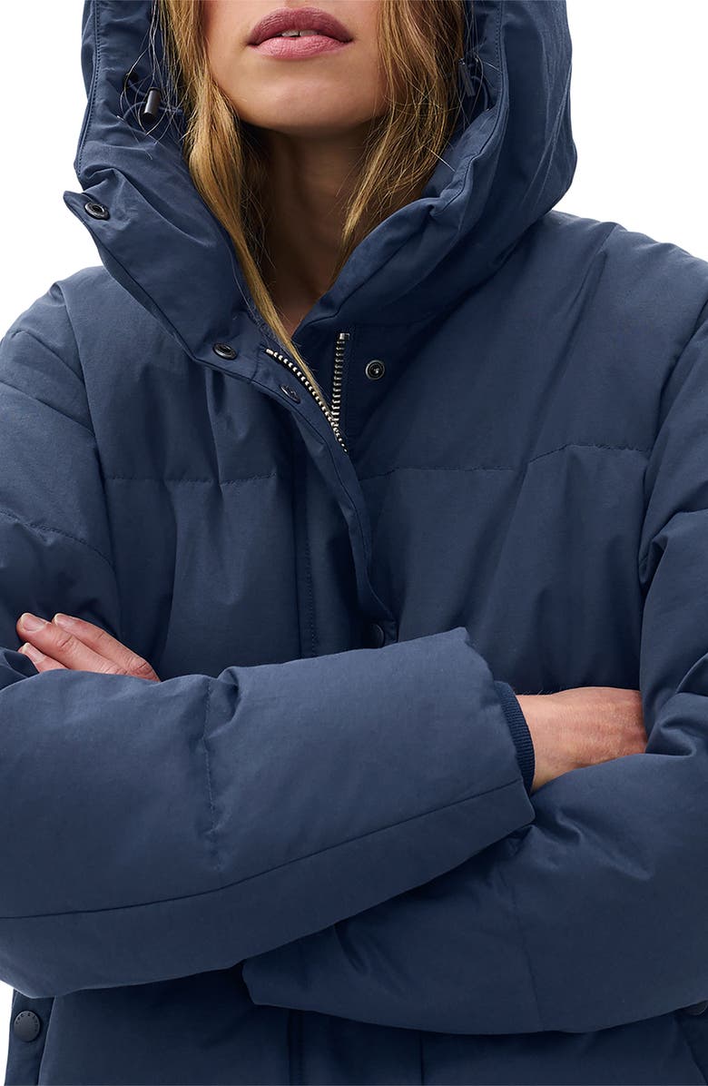 rag & bone Leonard Puffer Jacket, Alternate, color, Navy