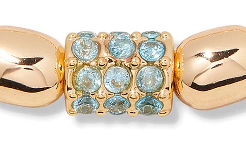 Brook & York Brook And York Brei Birthstone Beaded Stretch Bracelet In Gold December