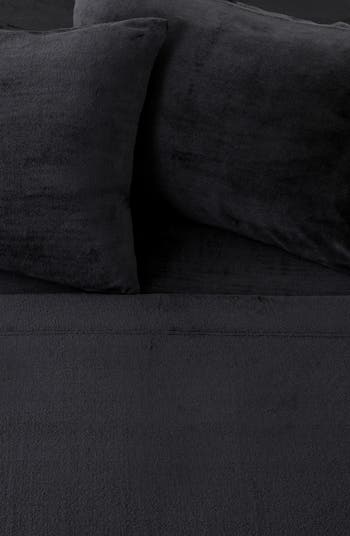 Turkish Cotton Windowpane Printed Flannel Sheet Set