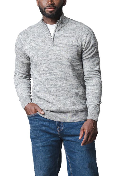Organic Half Zip Pullover Sweater