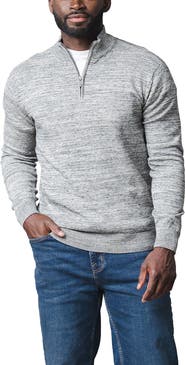 Hope & Henry Organic Half Zip Pullover Sweater