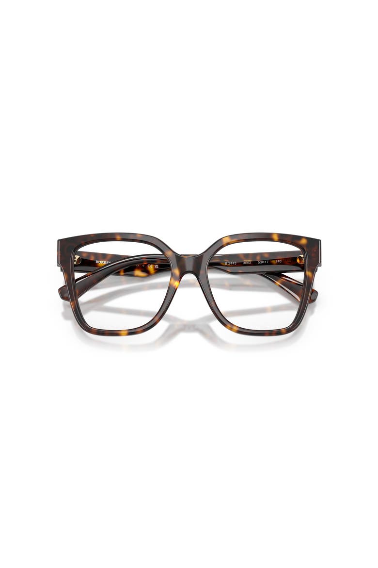 53mm Square optical glasses, Alternate, color, Brown