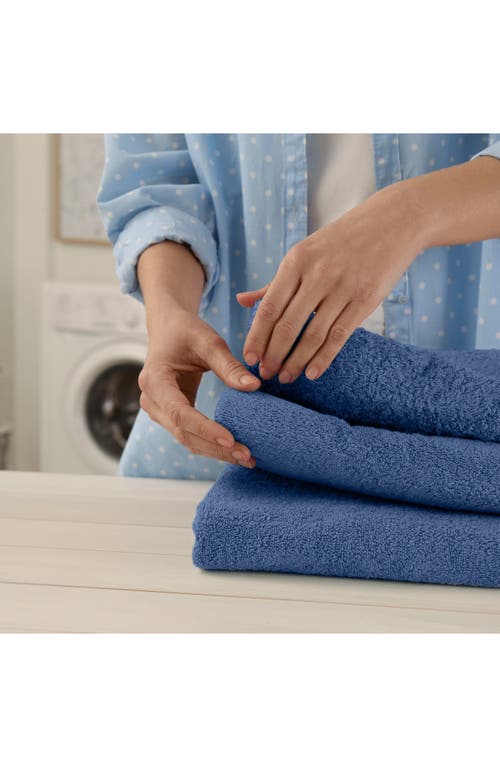 Utica Essentials 6-piece Cotton Bath Towel Set In Blue